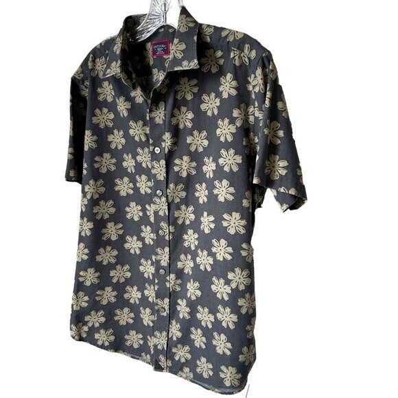 UNTUCKit Blue Floral Casual Button Down Shirt - Picture 5 of 10